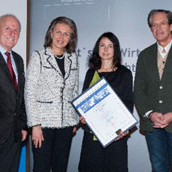Verleihung Gold-Zertifikat Qualitäts-Handwerk Tirol